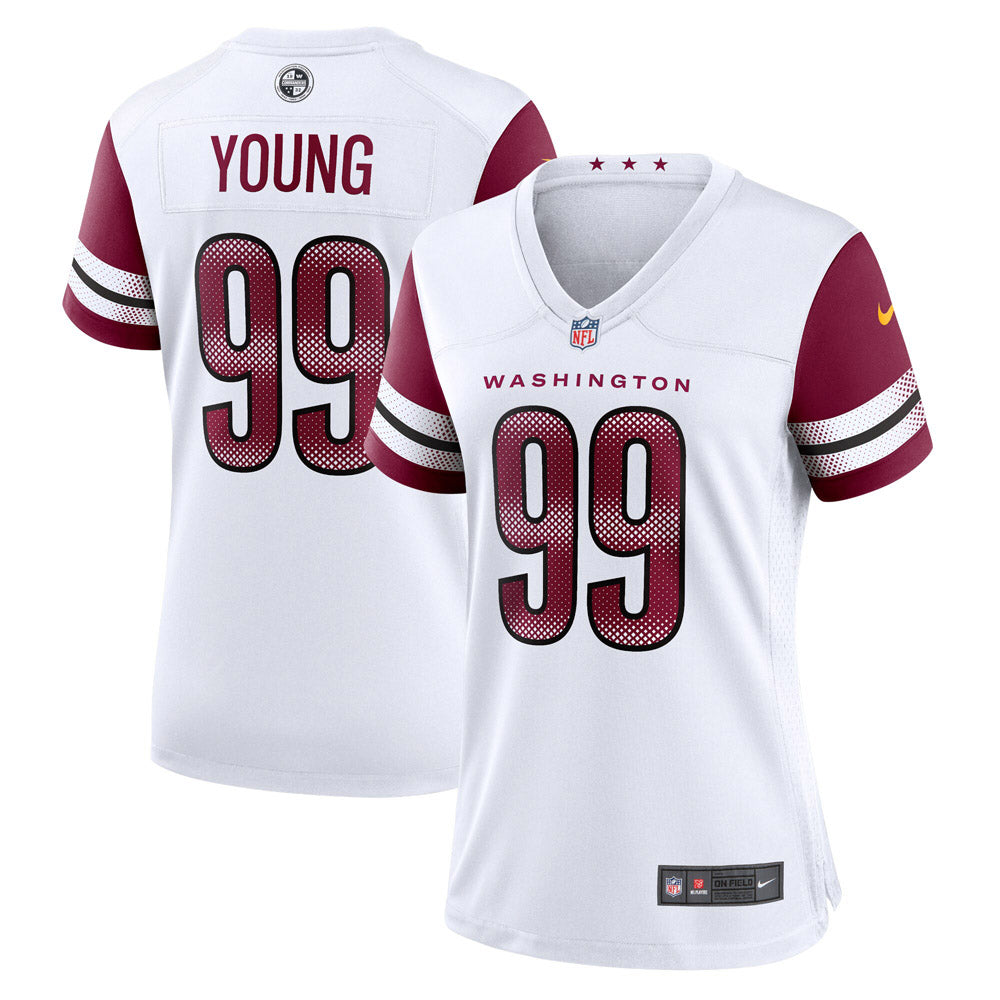Women's Washington Commanders Chase Young Game Jersey- White